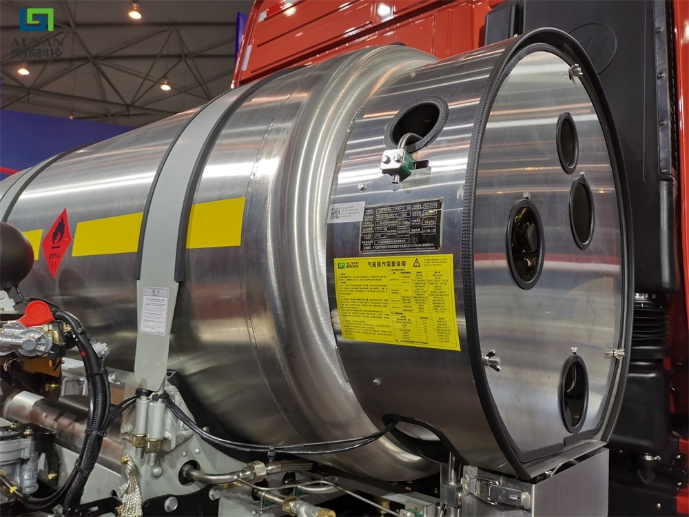 Cilindros de tanque de armazenamento de nitrogênio líquido horizontal criogênico para recipiente de GNL