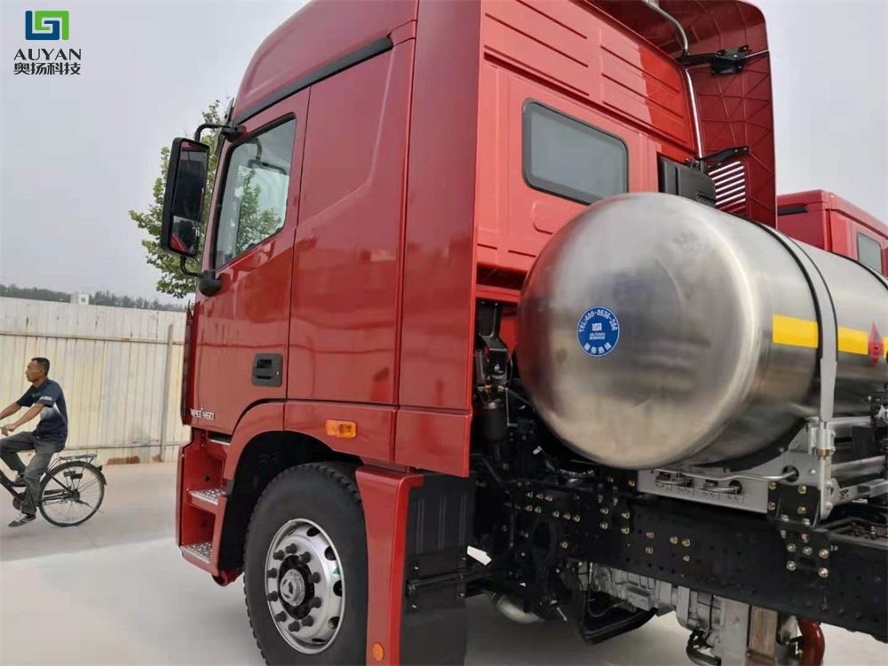 Cilindros de tanque de armazenamento de nitrogênio líquido horizontal criogênico para recipiente de GNL