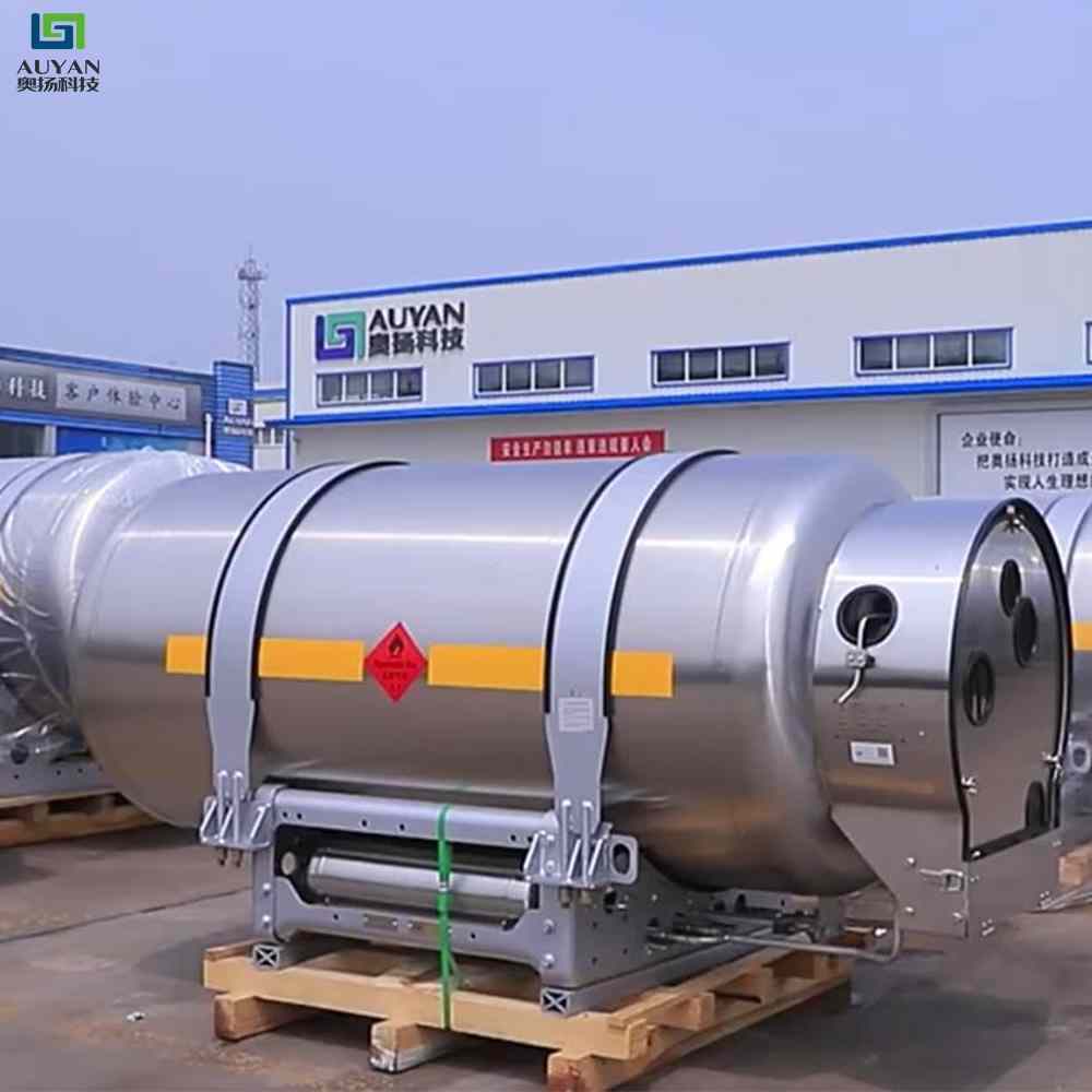 Vehicle Gas Tank Storage Pressure Vessel Liquefied Natural Gas Truck ...